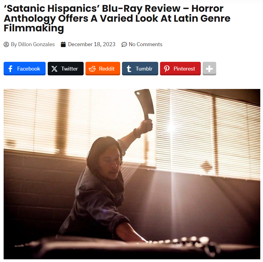 ‘Satanic Hispanics’ Blu-Ray Review – Horror Anthology Offers A Varied Look At Latin Genre Filmmaking